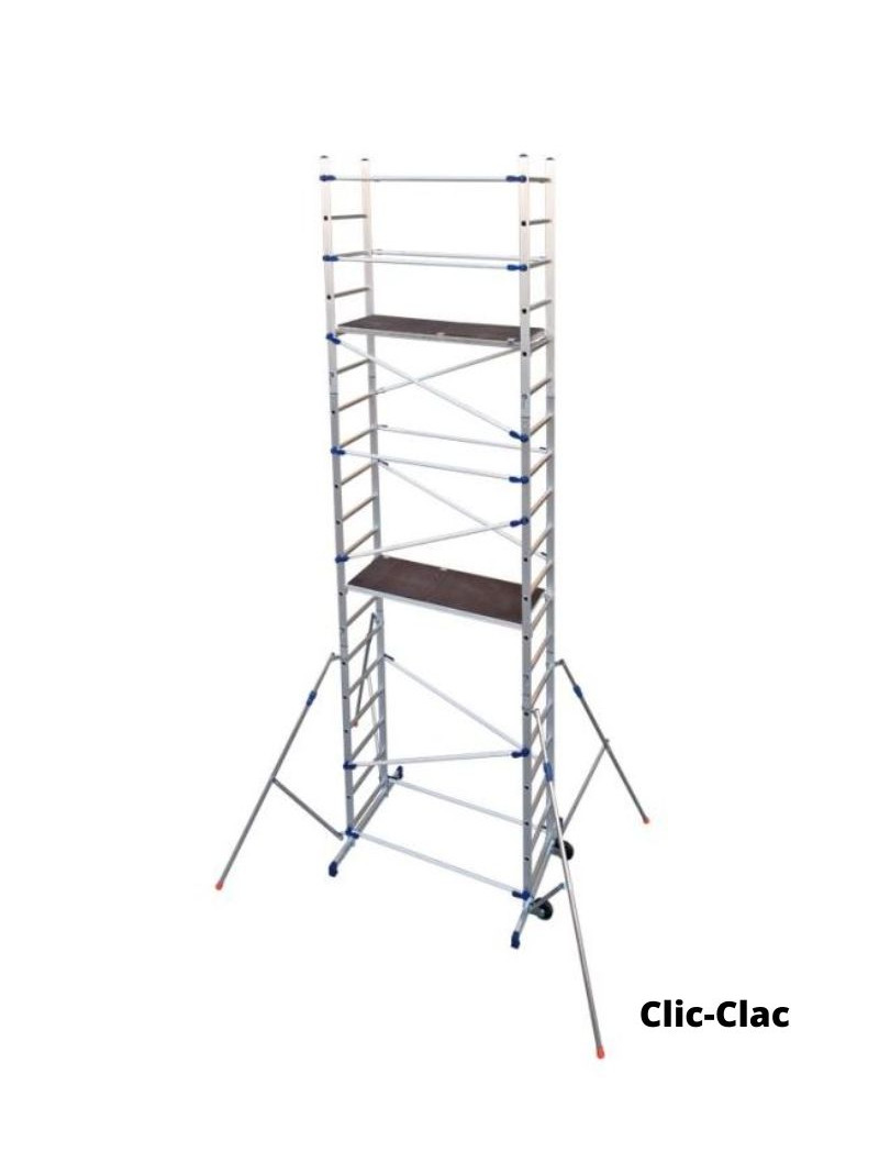 Échafaudage Facal Clic Clac Roulant En Aluminium