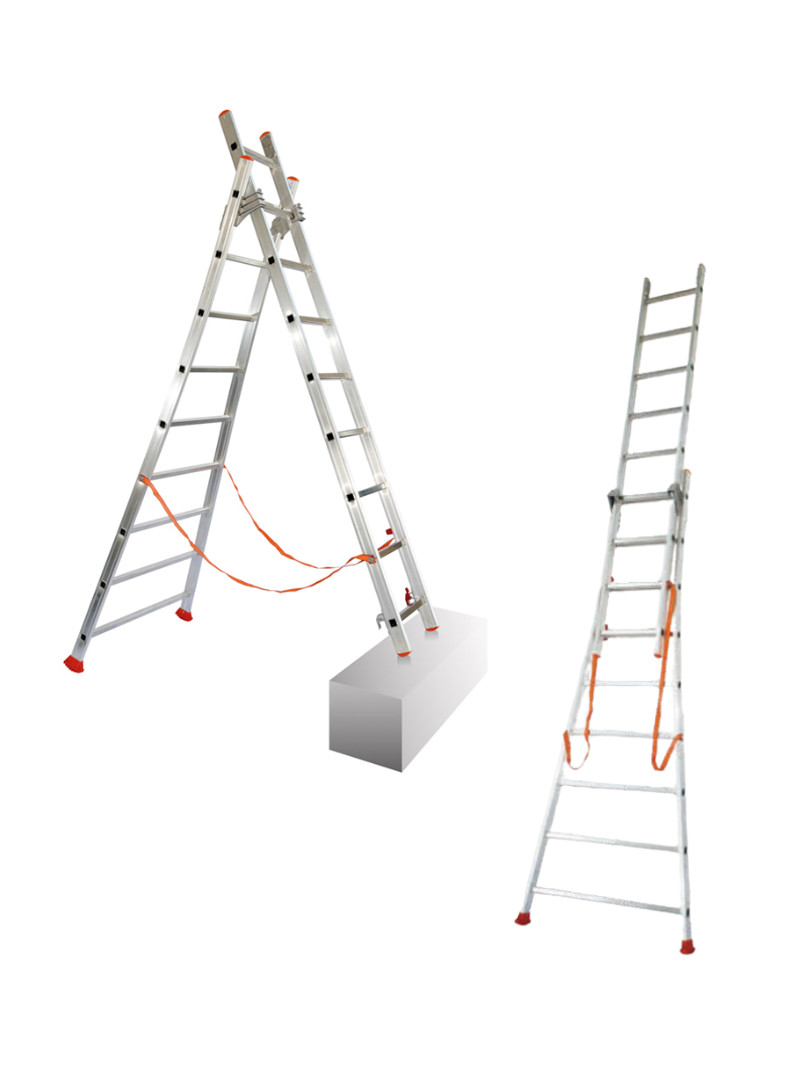 Positions Échelle Transformable 2 Plans Atlanta sur fond blanc