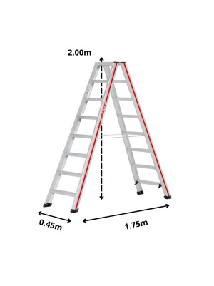 Échelle Double Dural 2x8...