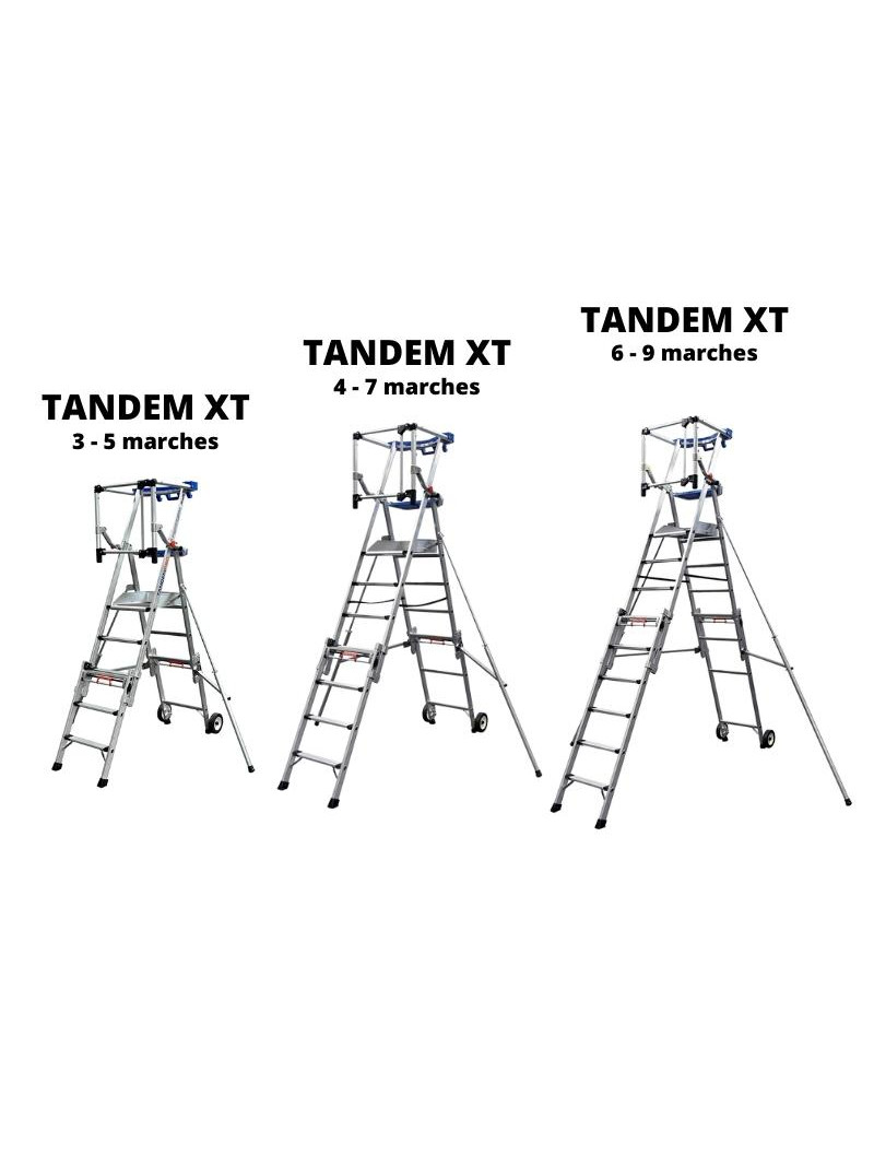 Plate-forme individuelle roulante télescopique Tandem XT