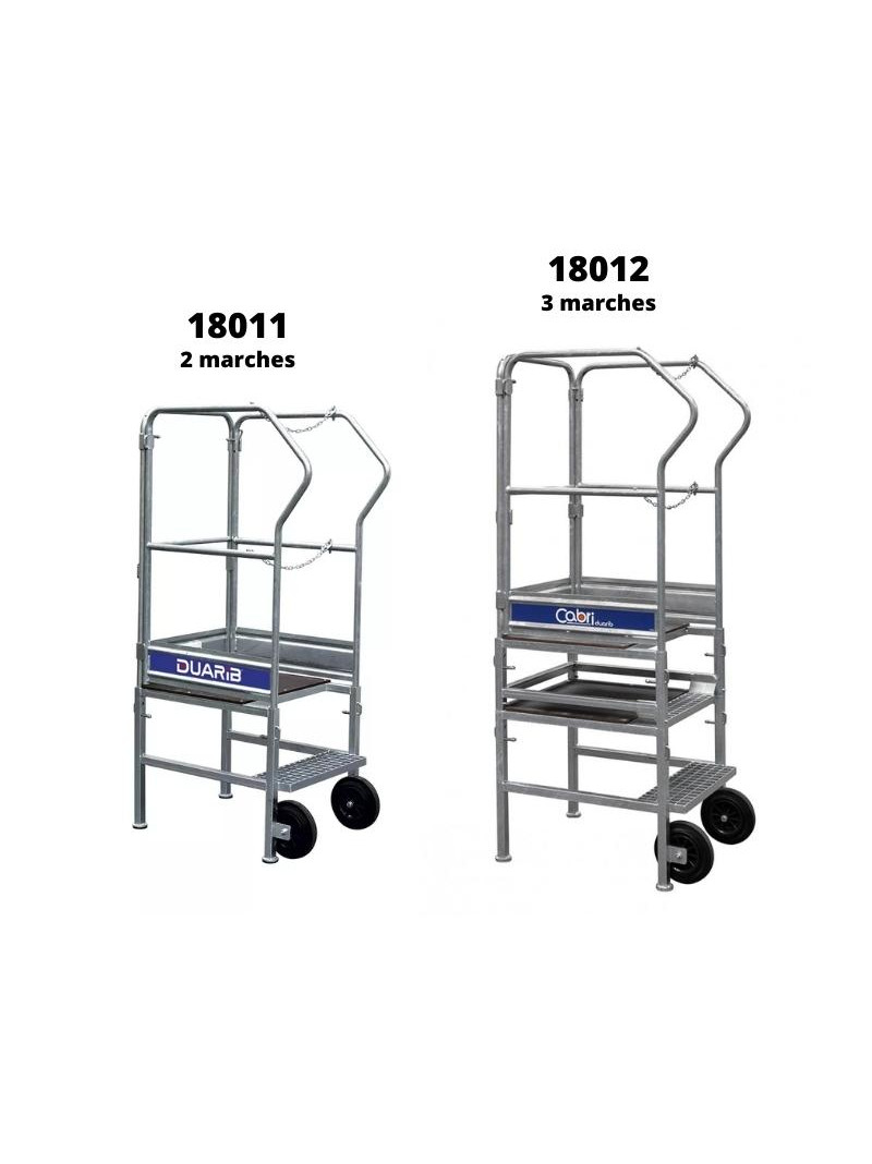 Plate-forme de Chantier Fixe en Acier Cabri - déclinaisons